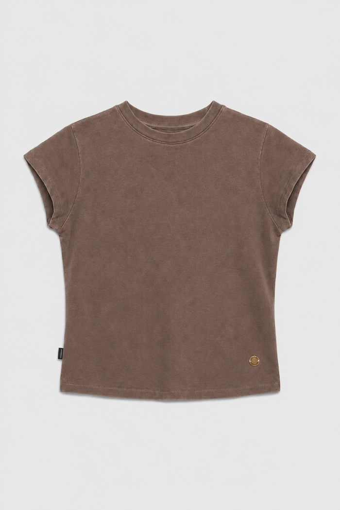Polera Sari Organica Café Mujer
