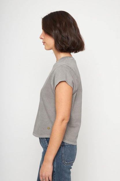 Polera Sari Organica Gris Mujer