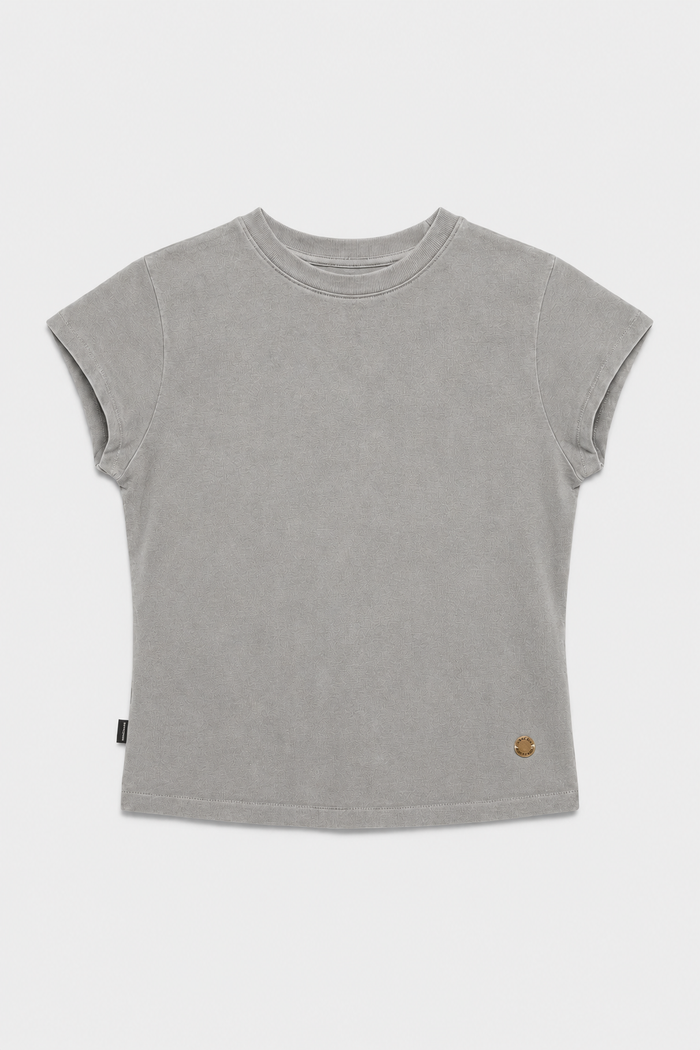 Polera Sari Organica Gris Mujer
