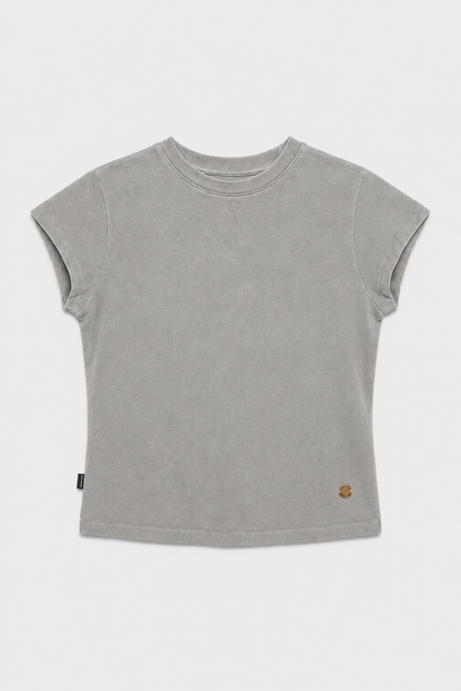 Polera Sari Organica Gris Mujer