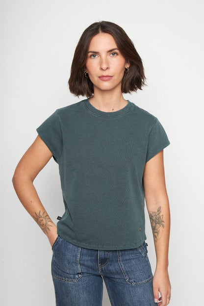 Polera Sari Orgánica Petróleo Mujer
