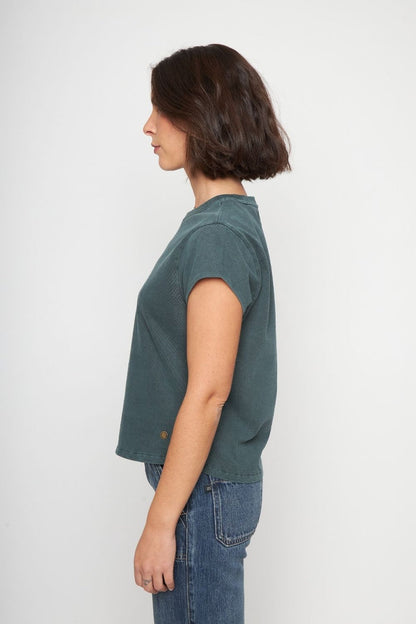 Polera Sari Orgánica Petróleo Mujer