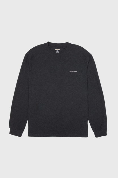 Polerón Tito Waffle Orgánico Gris Hombre