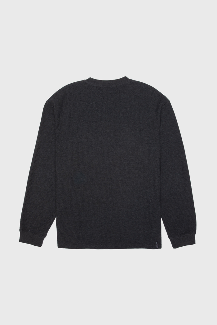 Polerón Tito Waffle Orgánico Gris Hombre