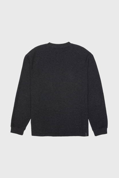Polerón Tito Waffle Orgánico Gris Hombre