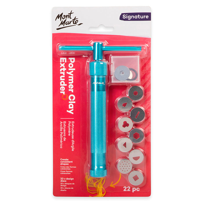 Polymer Clay Extruder Signature 22pc