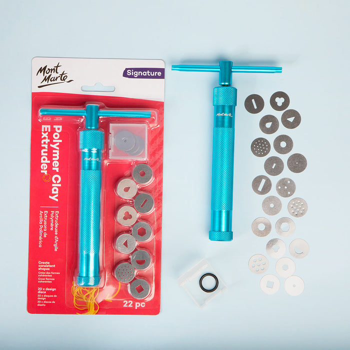 Polymer Clay Extruder Signature 22pc