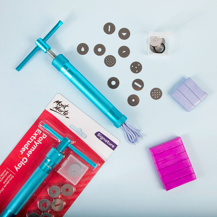 Polymer Clay Extruder Signature 22pc