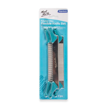 Polymer Clay Flexible Knife Set Signature 3pc