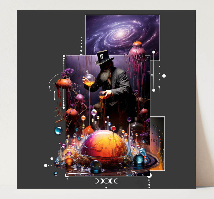 Potions of Perception  7"x7" Art Print