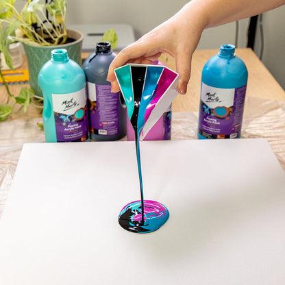 Pouring Acrylic Paint Premium 1L (33.8 US fl.oz) Bottle - Phthalo Turquoise