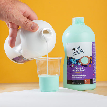 Pouring Acrylic Paint Premium 1L (33.8 US fl.oz) Bottle - Titanium White