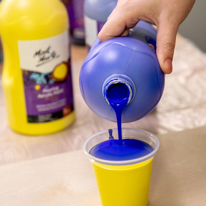 Pouring Acrylic Paint Premium 1L (33.8 US fl.oz) Bottle - Ultramarine Blue