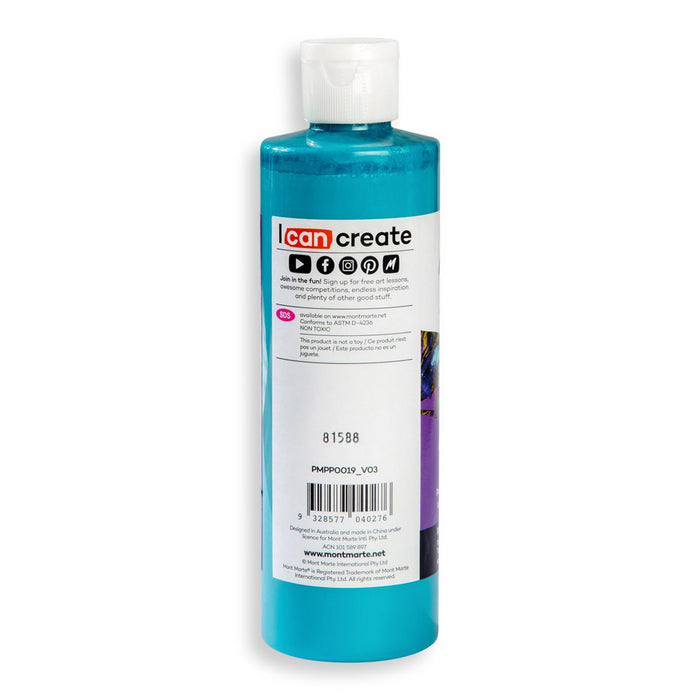 Pouring Acrylic Paint Premium 240ml (8.12 US fl.oz) - Phthalo Turquoise