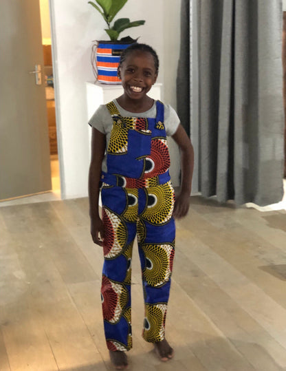 Printed Dungarees