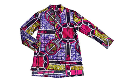 Printed over-sized shirt