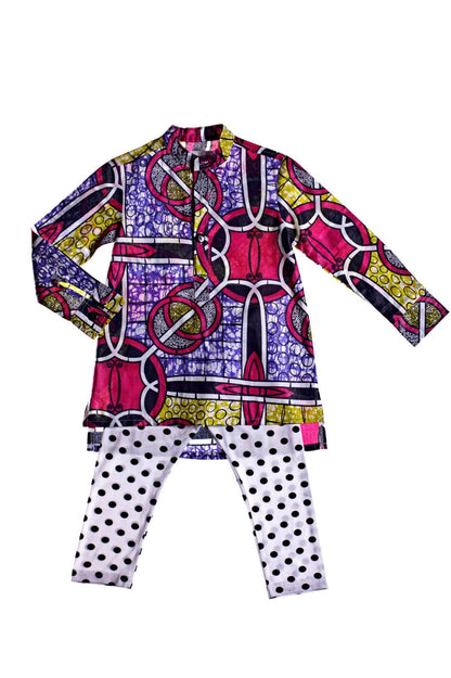 Printed over-sized shirt