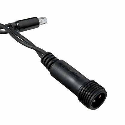 Pro Connect 10m 100 Warm White Connectable String Lights Black Cable