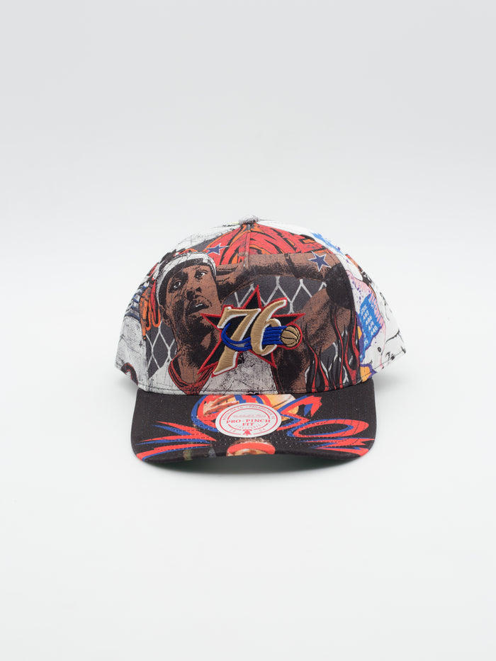Pro Pinch My Tee HWC "Allen Iverson" Philadelphia 76ers Snapback