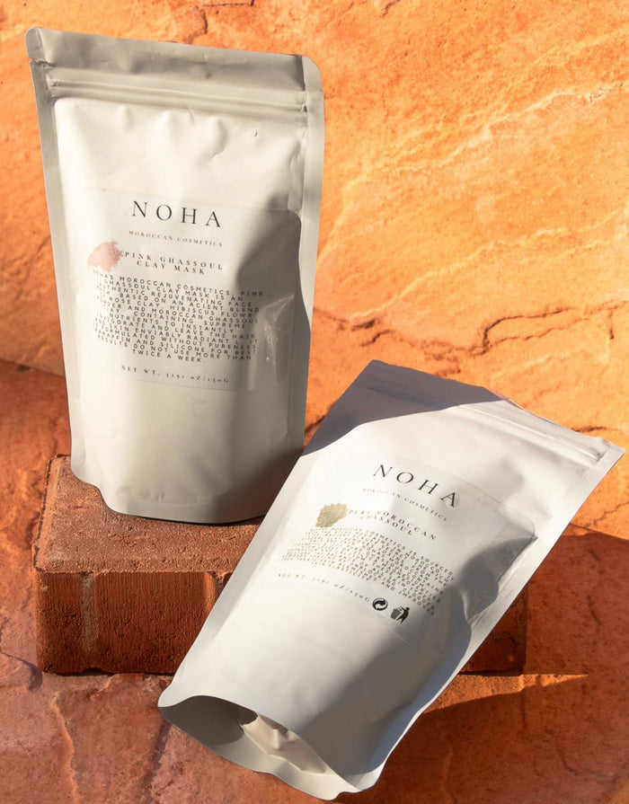 Pure Moroccan White ghassoul|Clay Powder for Normal to Dry Skin