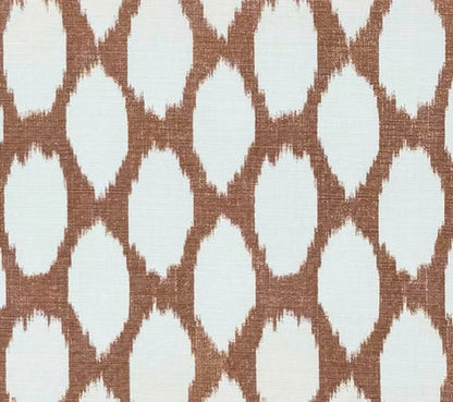 Quadrille Fabric: Adras Reverse - Custom Camel on Tinted Belgian Linen / Cotton
