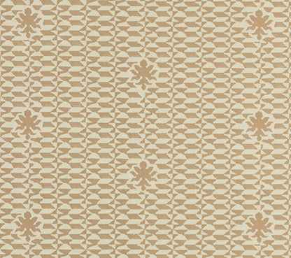 Quadrille Fabric: Carlo II - Custom Pumice on Cream Suncloth (OUTDOOR)