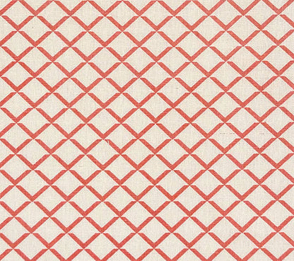 Quadrille Fabric: Terrace - Custom Pink on White 100% Linen