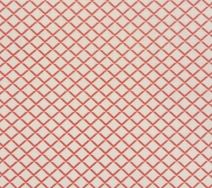 Quadrille Fabric: Terrace - Custom Pink on White 100% Linen