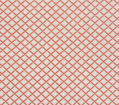 Quadrille Fabric: Terrace - Custom Pink on White 100% Linen