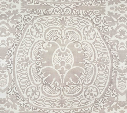 Quadrille Fabric: Veneto - Custom Pumice on Tinted Belgian Linen / Cotton