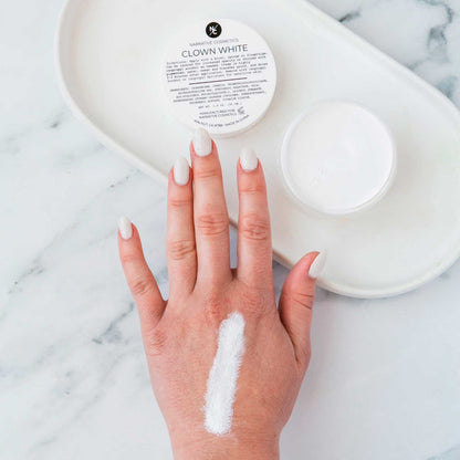 Quick Drying Clown White Cream Makeup