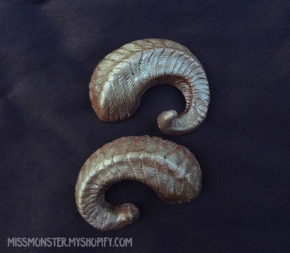 RAM HORN BARRETTES