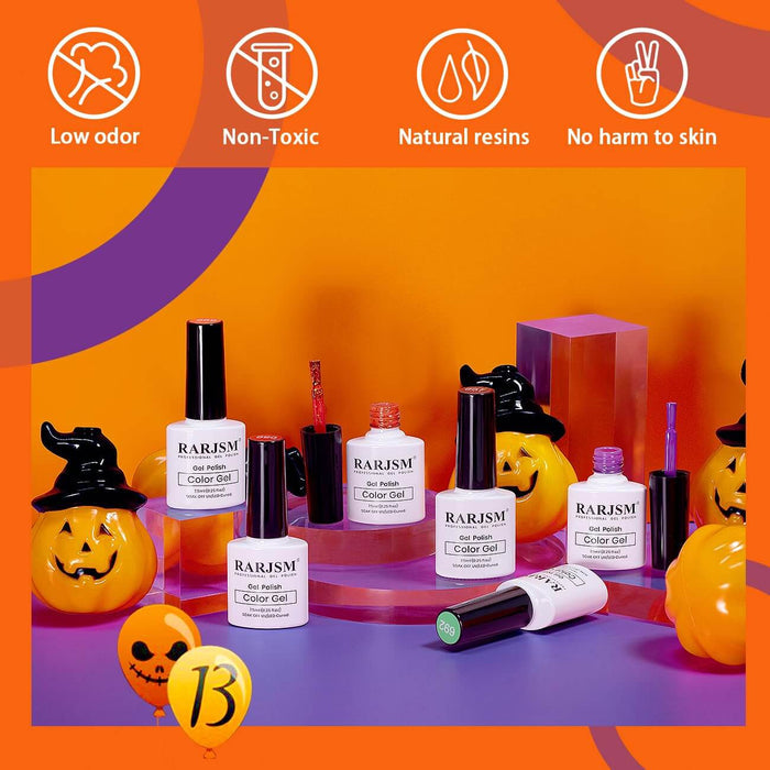 🎃Flash Sale🔥RARJSM ® Halloween Girl - 6 Shades Gel Nail Polish Set｜7.5ml 6pcs
