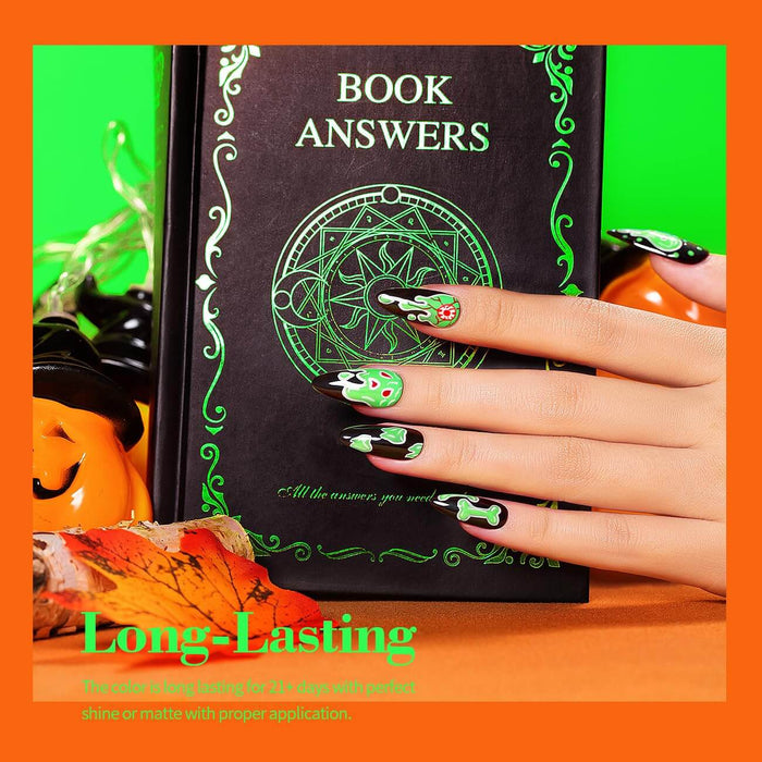 🎃Flash Sale🔥RARJSM ® Halloween Girl - 6 Shades Gel Nail Polish Set｜7.5ml 6pcs