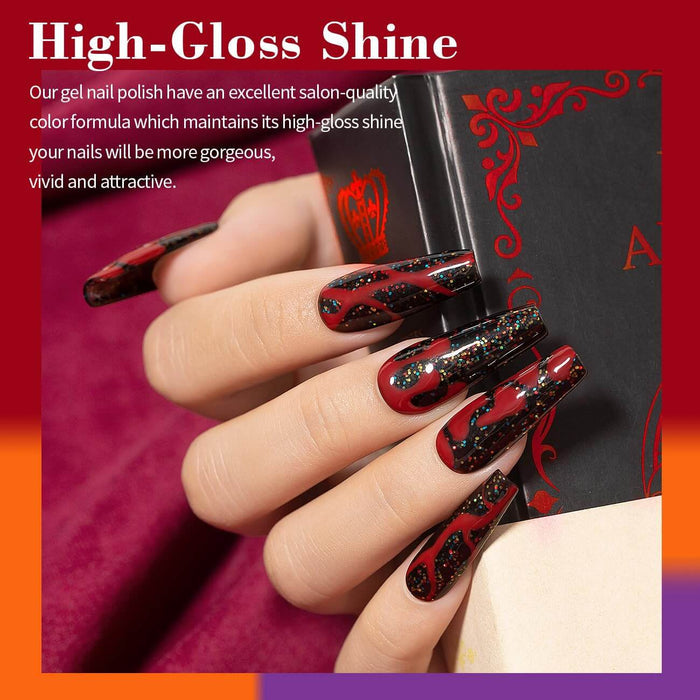 🎃Flash Sale🔥RARJSM ® Halloween Girl - 6 Shades Gel Nail Polish Set｜7.5ml 6pcs