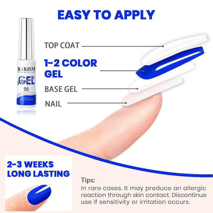 RARJSM ® Nail Art Gel Liner | 12 Colors Primary Color Painting Nail Gel Polish Set｜8ml 12pcs