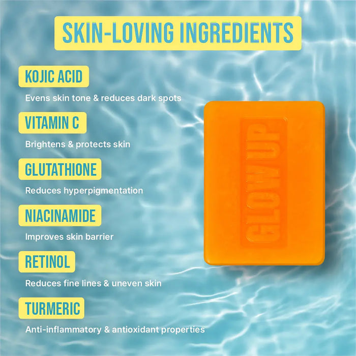 Red Glow Up Brightening Soap 5.29oz/ 150g