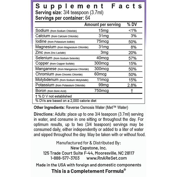 ReMyte Mineral Solution (16 oz) by RnA ReSet Pro