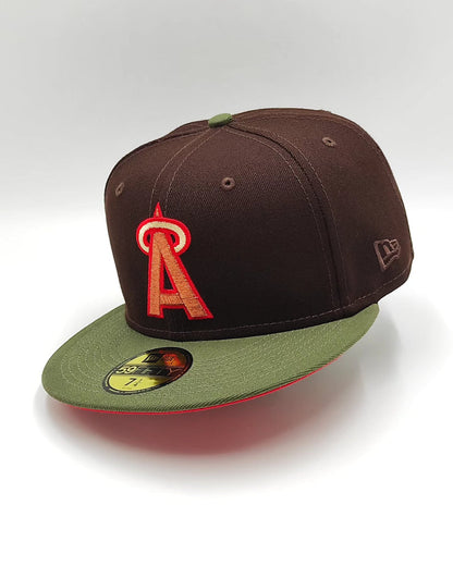 New Era California Angels all star game 1989 heavy copper two Tone edition 59fifty fitted hat