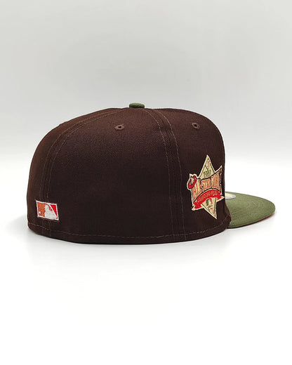 New Era California Angels all star game 1989 heavy copper two Tone edition 59fifty fitted hat