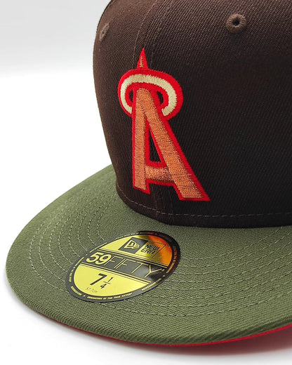 New Era California Angels all star game 1989 heavy copper two Tone edition 59fifty fitted hat