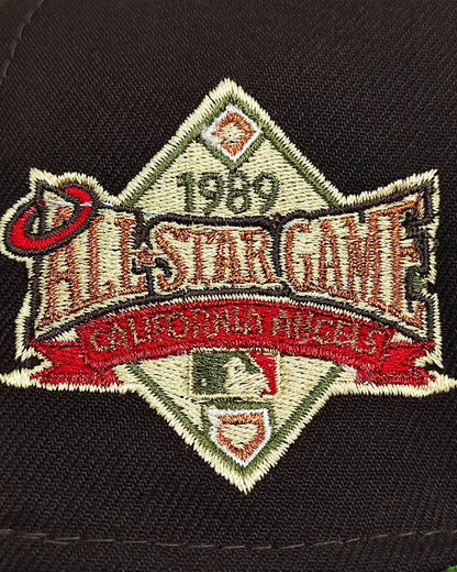 New Era California Angels all star game 1989 heavy copper two Tone edition 59fifty fitted hat