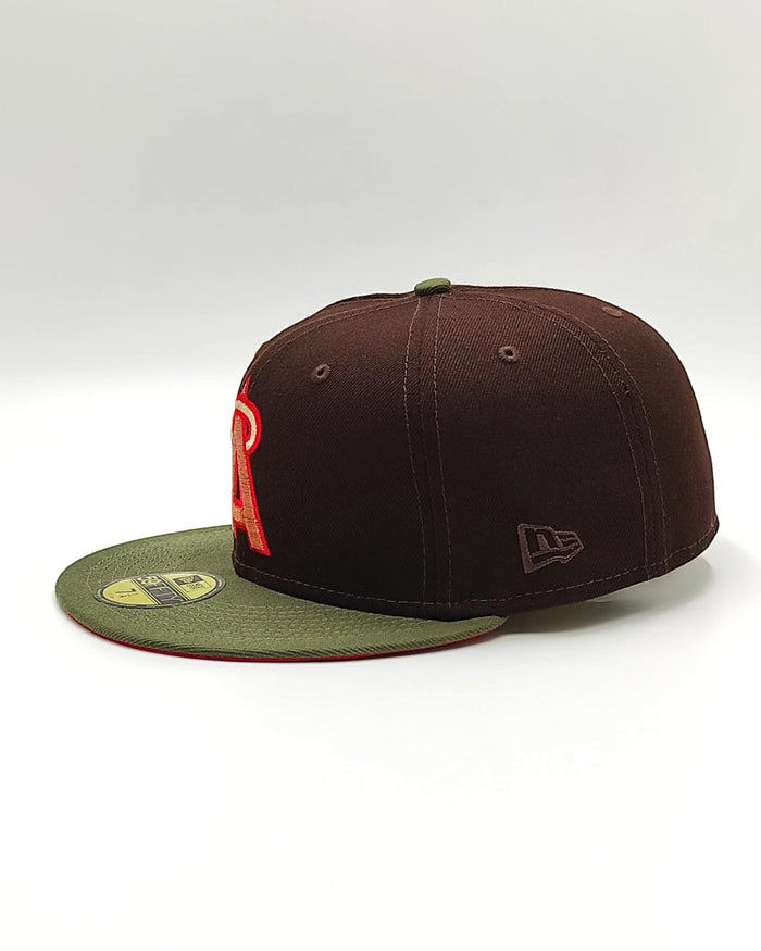 New Era California Angels all star game 1989 heavy copper two Tone edition 59fifty fitted hat