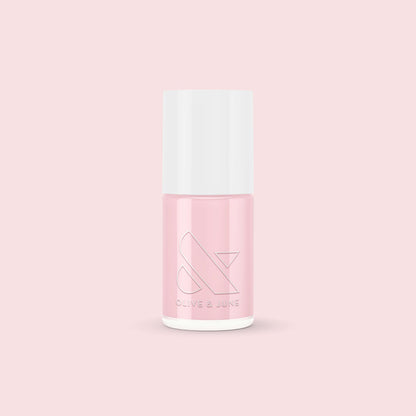 Rosy Tips gel polish bottle in soft rose pink shade for long-lasting manicure and effortless at-home mani.