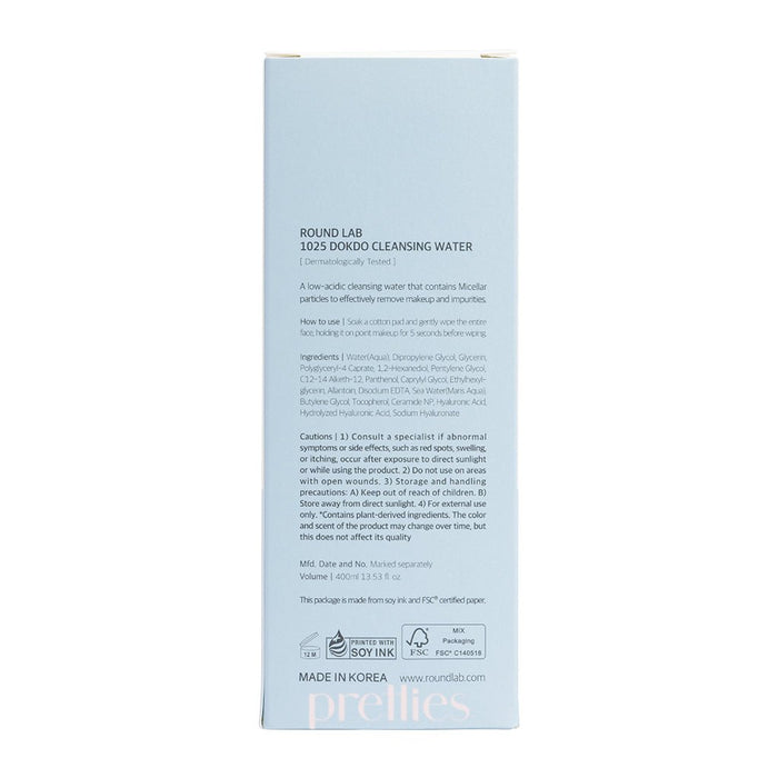 ROUND LAB 1025 Dokdo Cleansing Water 400ml