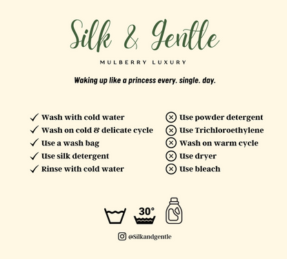 washing instructions for mulberry silk