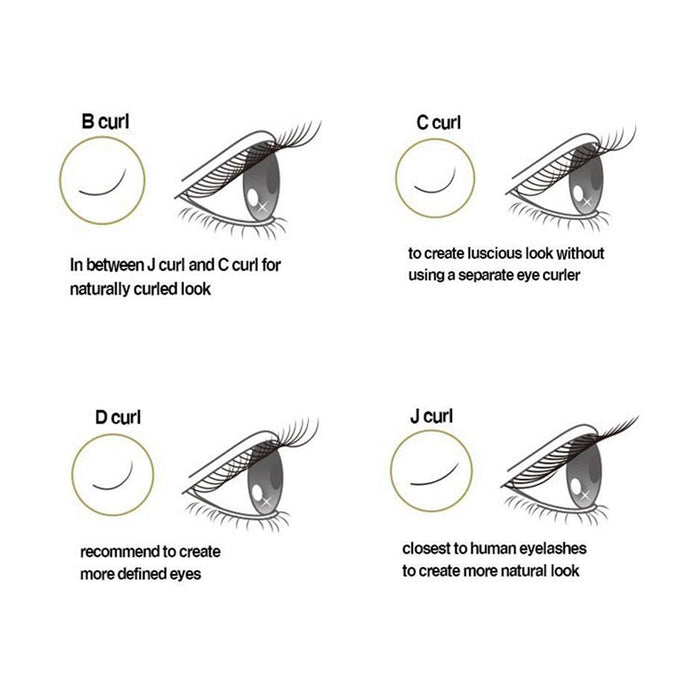 Sassi Mink Eyelash Extensions B-curl 0.15mm - ikatehouse