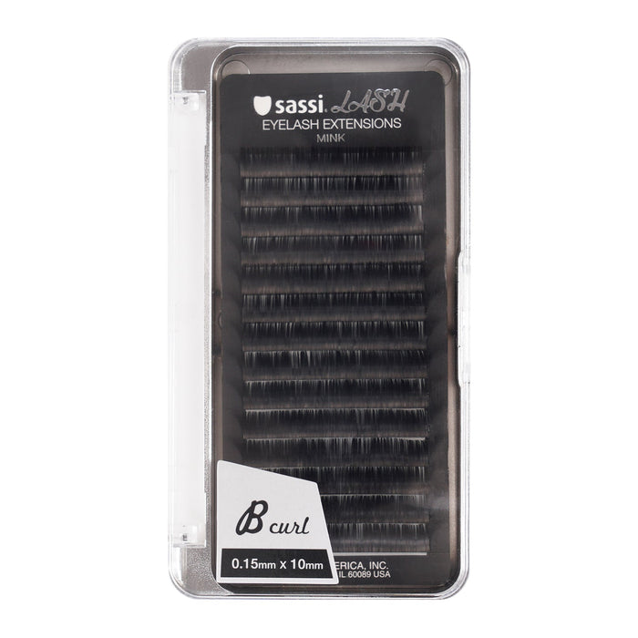Sassi Mink Eyelash Extensions B-curl 0.15mm - ikatehouse