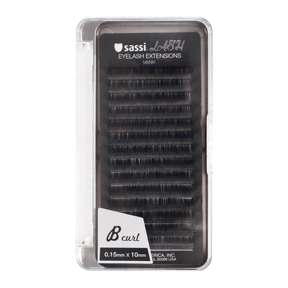 Sassi Mink Eyelash Extensions B-curl 0.15mm - ikatehouse