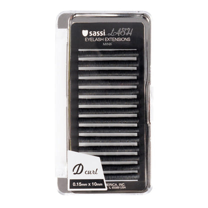 Sassi Mink Eyelash Extensions D-curl 0.15mm - ikatehouse